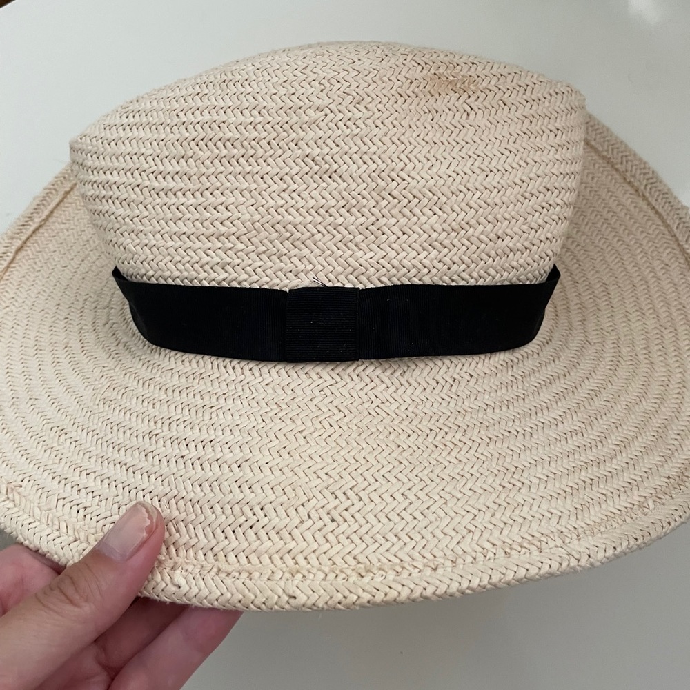 Hat Attack Straw Fedora Hat - Picture 3 of 7